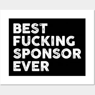 Best Sponsor Ever Funny Sarcastic Gift Idea colored Vintage Posters and Art